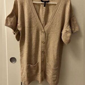Long Wool Sweater Cardigan